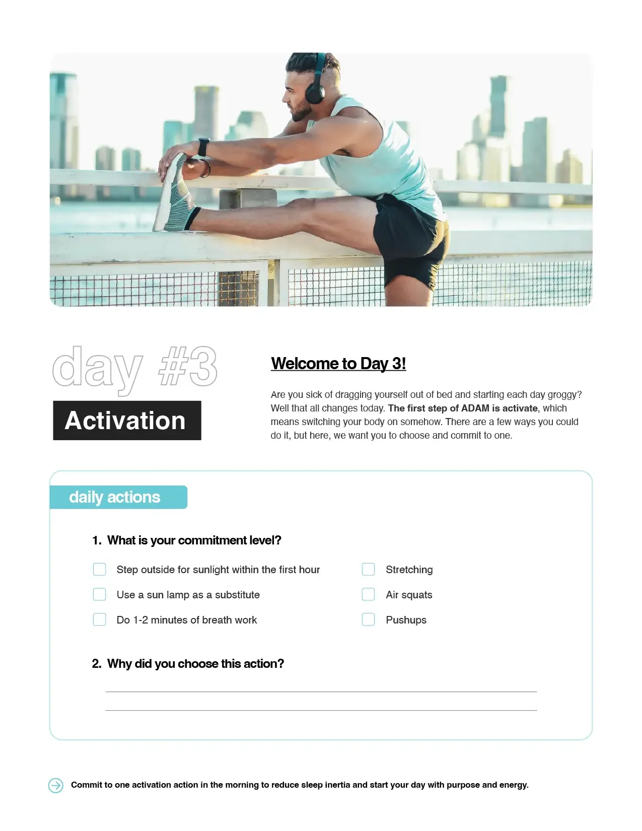 H40 workbook day three: activation