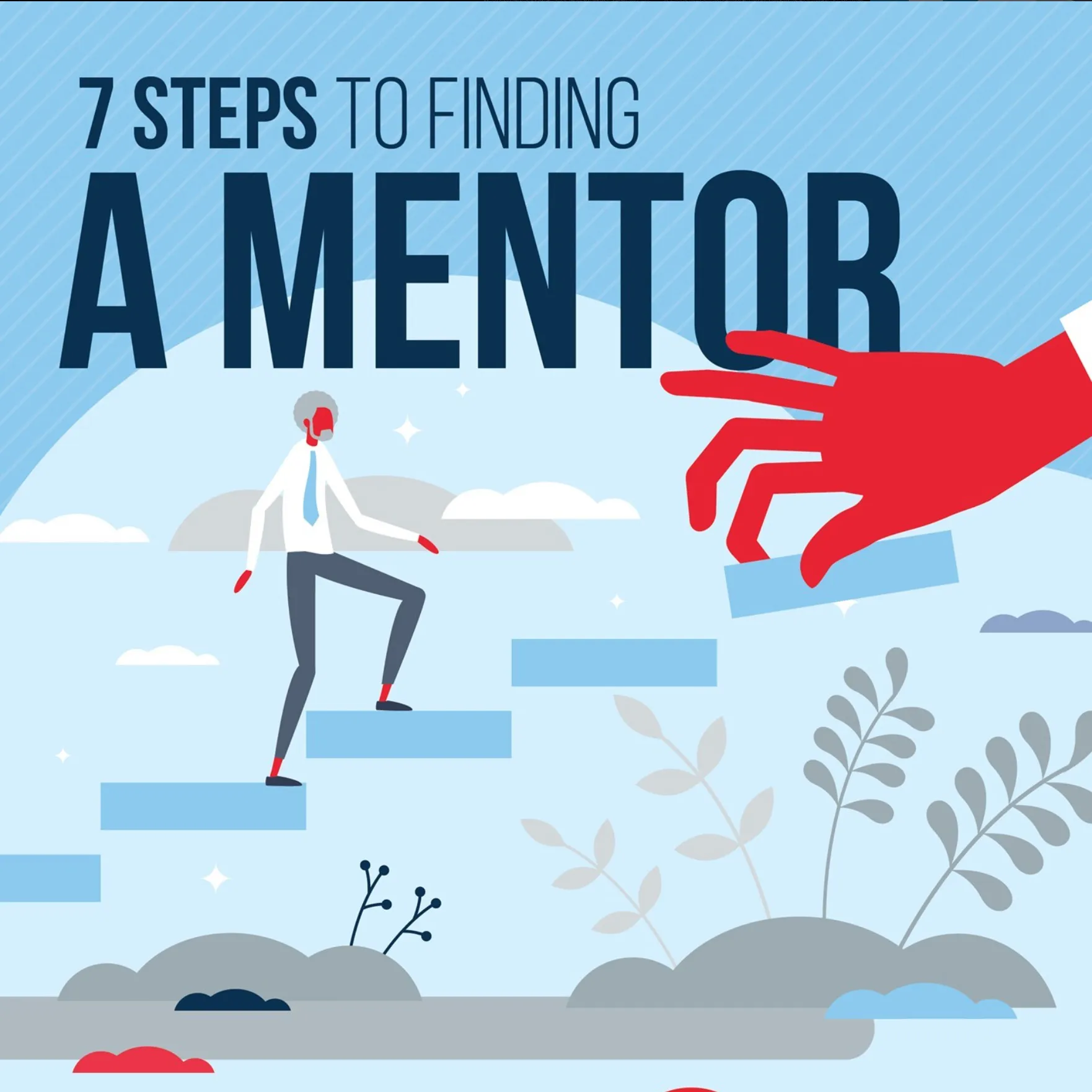 Illustrated post: seven steps to finding a mentor