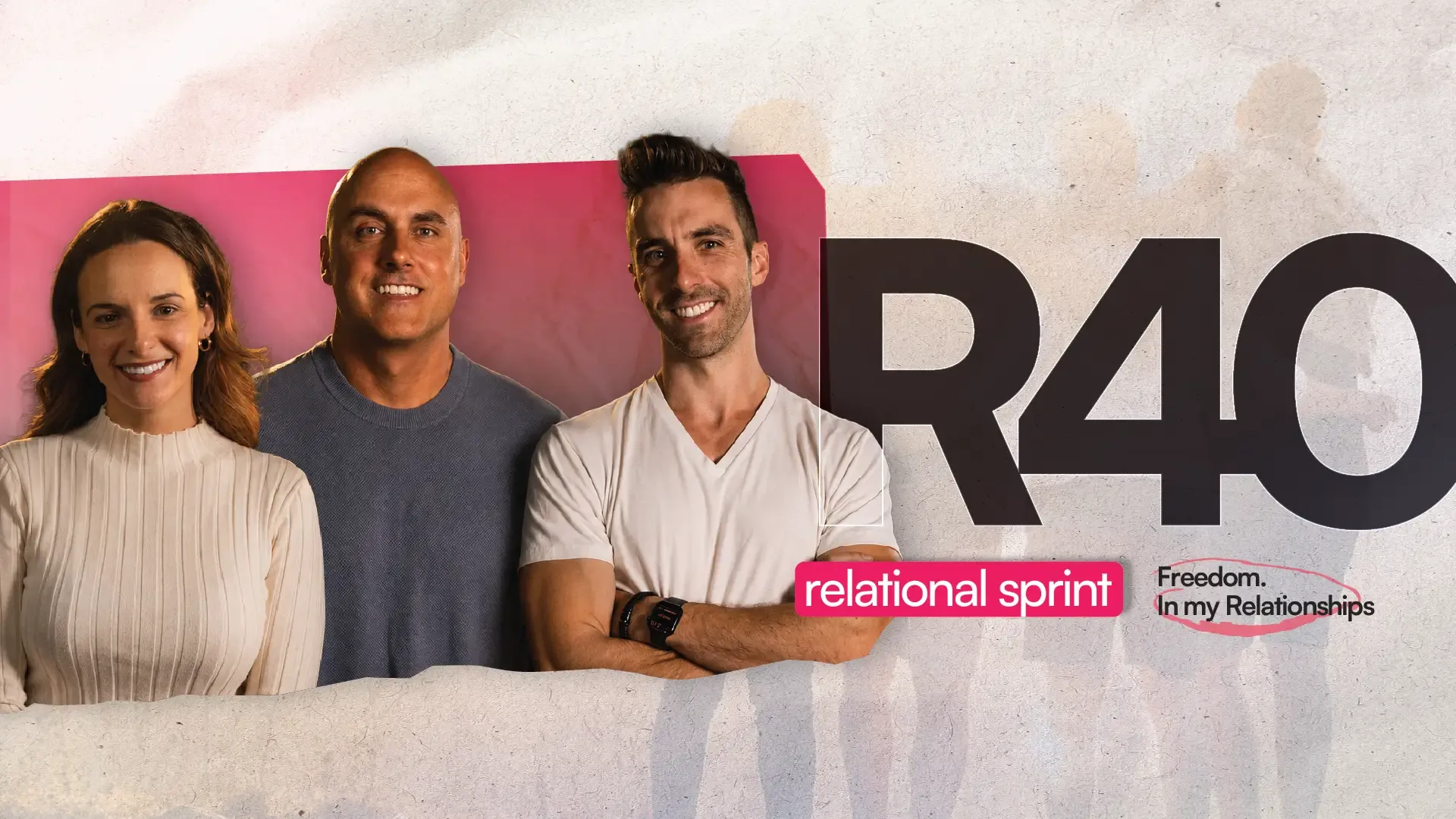 R40 relational sprint thumbnail with the three coaches