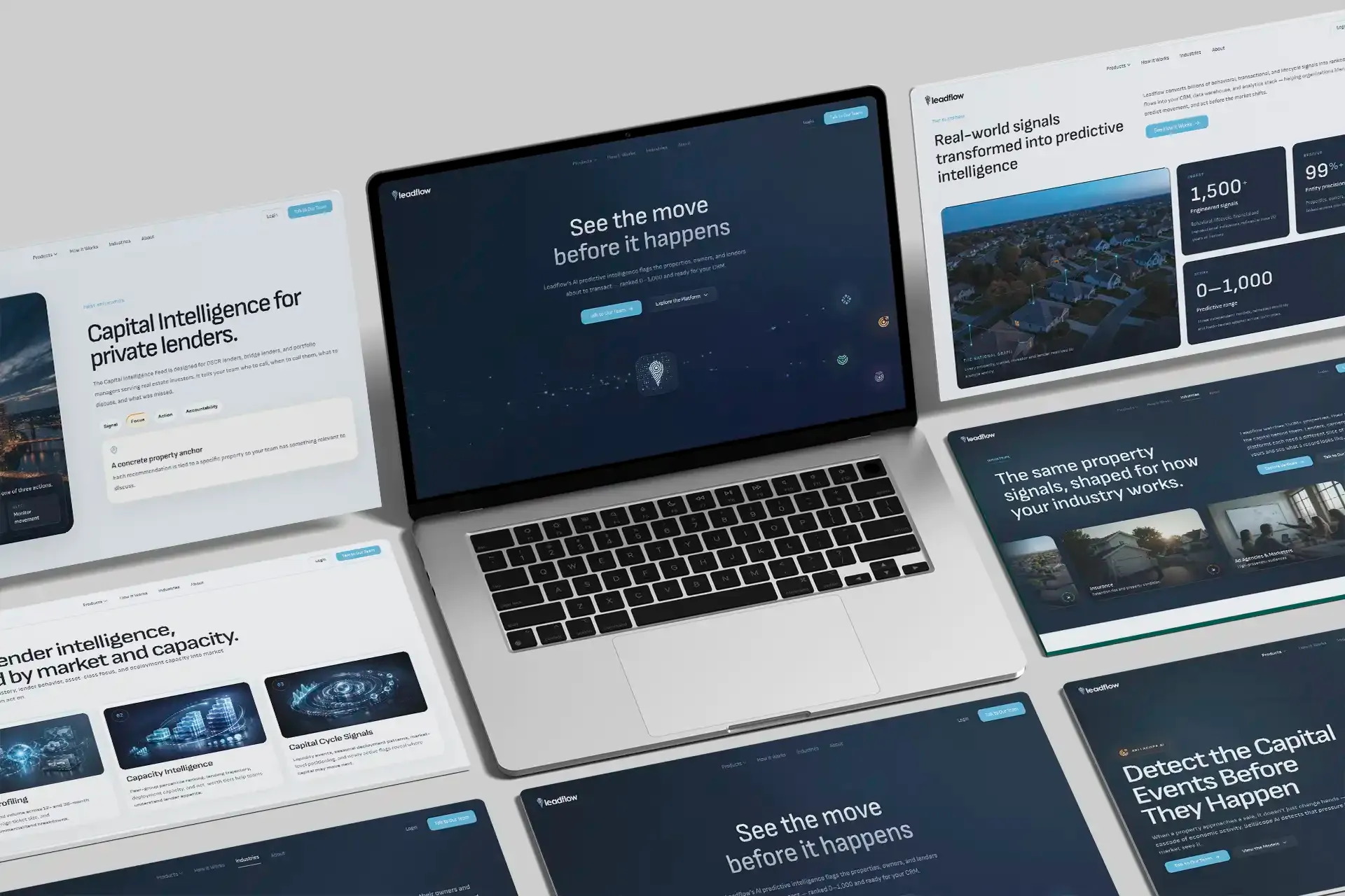Leadflow website hero